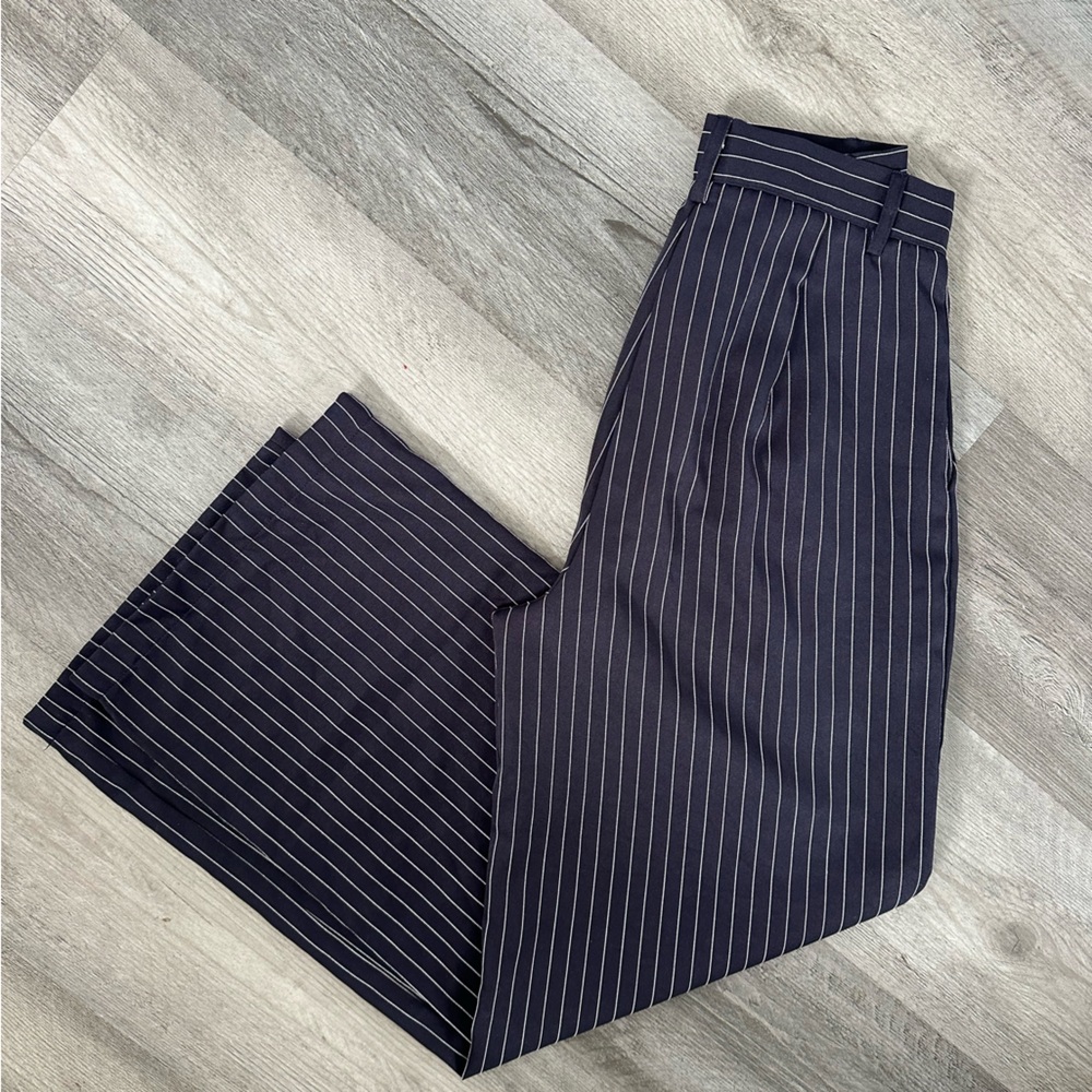 Cider Navy Pinstripe Dress Pants